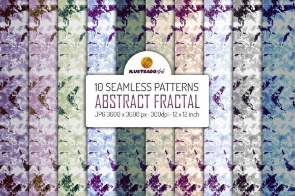 Abstract Fractal Set: A Creative Resource for Designers and Artists