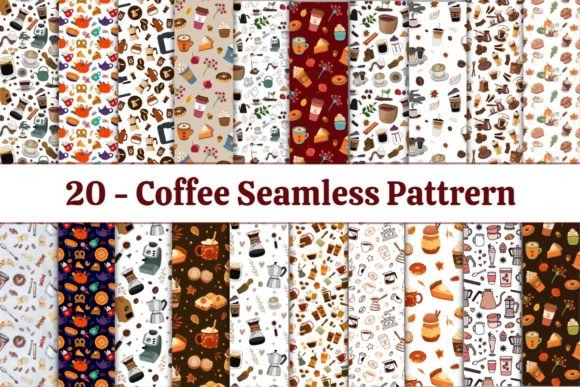 Exploring the Versatility of Coffee Seamless Pattern Digital Papers