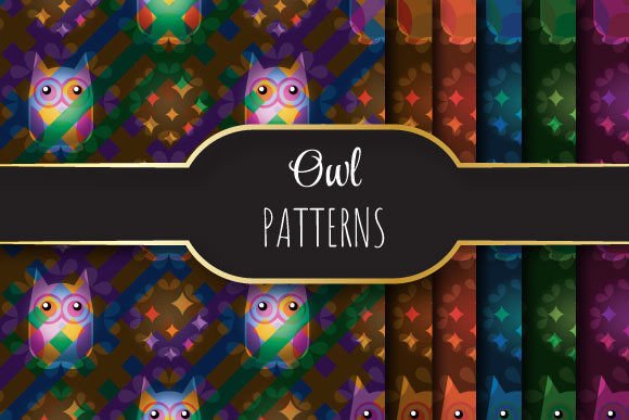 Glowing Owls: A Modern Design Element for Visual Impact