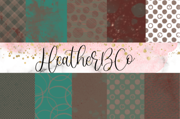 Green Grunge Digital Papers: A Unique Blend of Sustainability and Style