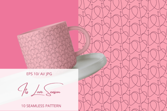 Its Love Season Vector Pattern: A Designer’s Essential for Creative Projects