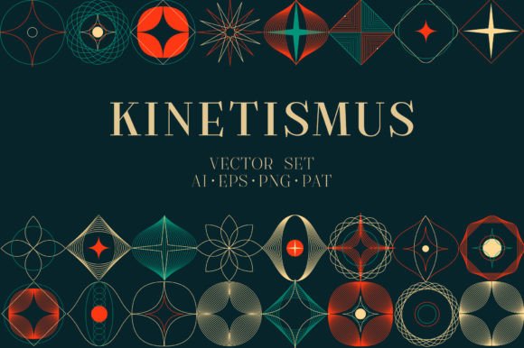 Kinetismus - Vector Set: A Dynamic Collection for Creative Designers