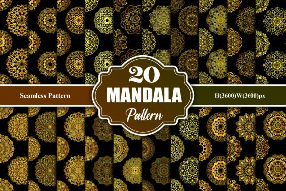 Luxury Mandala Seamless Pattern: A Versatile Design for Every Creative Need
