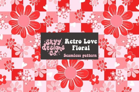 Retro Love Floral Seamless Pattern: A Timeless Design for Creative Projects