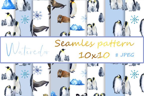 Seamless Pattern Winter Digital Paper