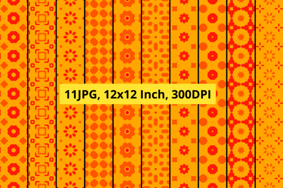 Yellow Geometric Patterns for Creative and Practical Use